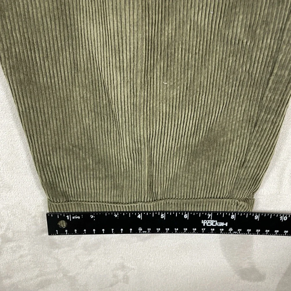 Vtg Y2K Double Pleated Corduroy Pants Mens 33x30 (fit 34x30) Baggy Old Navy 90s